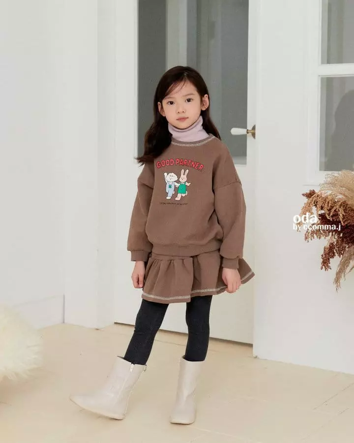 Oda - Korean Children Fashion - #childrensboutique - Color Line Skirt Leggings