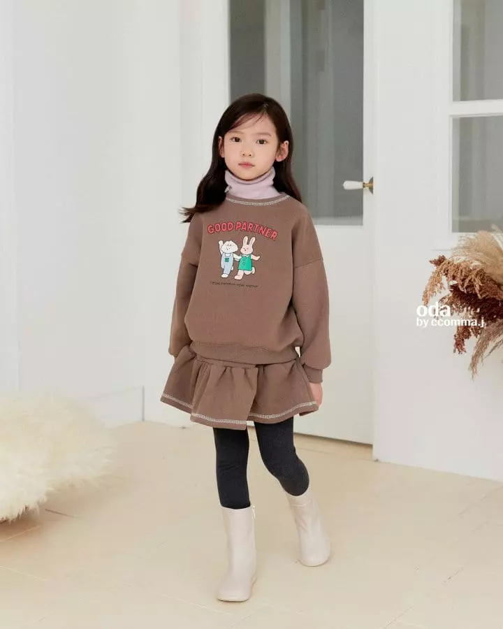 Oda - Korean Children Fashion - #discoveringself - Color Line Skirt Leggings - 3