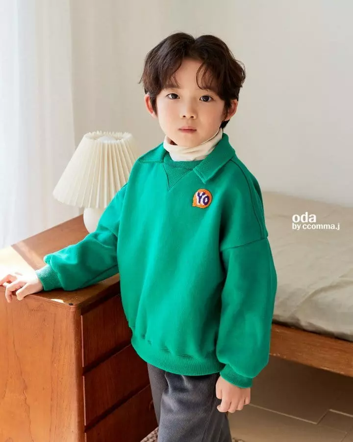 Oda - Korean Children Fashion - #fashionkids - Blu Sweatshirt - 2