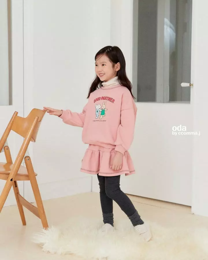 Oda - Korean Children Fashion - #kidsstore - Color Line Skirt Leggings - 6
