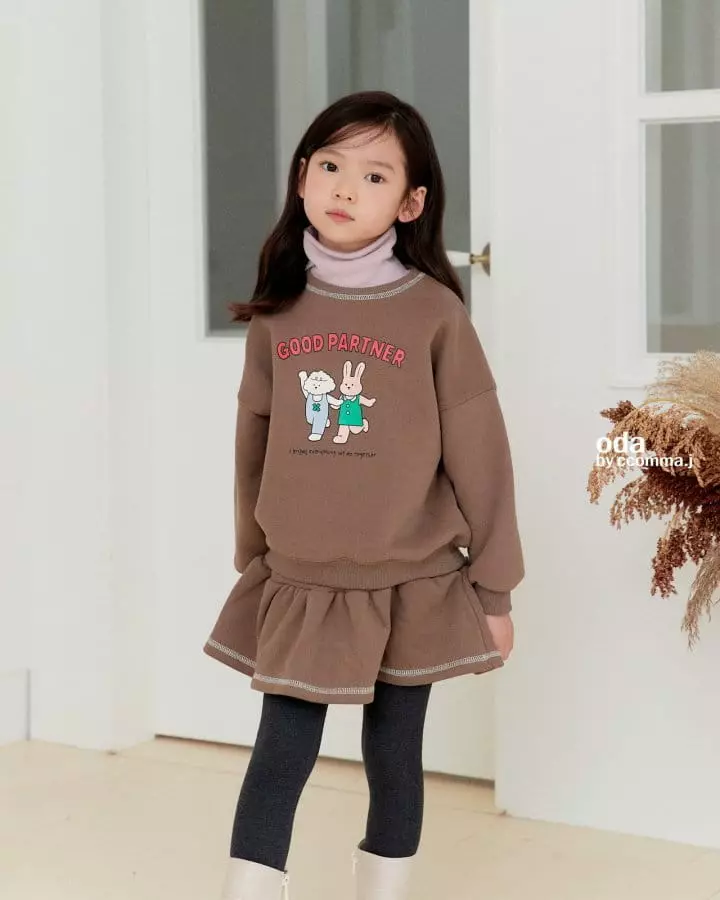 Oda - Korean Children Fashion - #kidzfashiontrend - Color Line Skirt Leggings - 7
