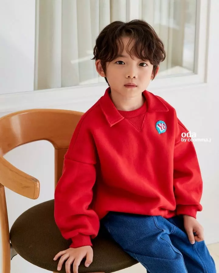 Oda - Korean Children Fashion - #kidzfashiontrend - Blu Sweatshirt - 5