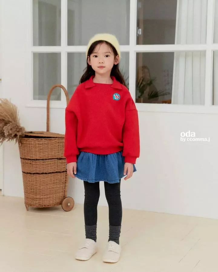 Oda - Korean Children Fashion - #minifashionista - Blu Sweatshirt - 9
