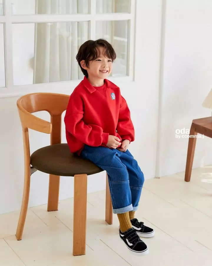 Oda - Korean Children Fashion - #todddlerfashion - Blu Sweatshirt - 11