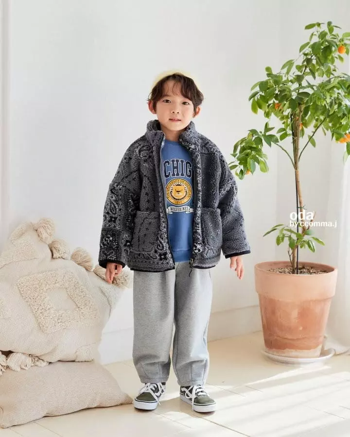 Oda - Korean Women Fashion - #shopsmall - Paisely Jumper with Mom - 6