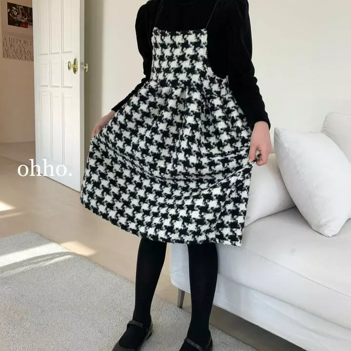Ohho - Korean Children Fashion - #Kfashion4kids - Hound One-piece - 3
