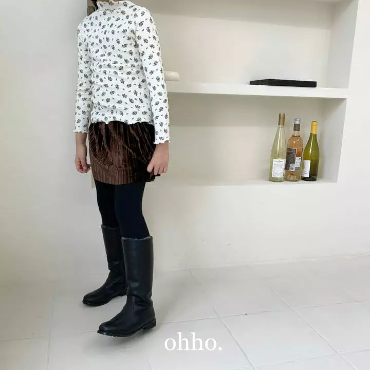 Ohho - Korean Children Fashion - #discoveringself - River Half Turtleneck Tee - 8