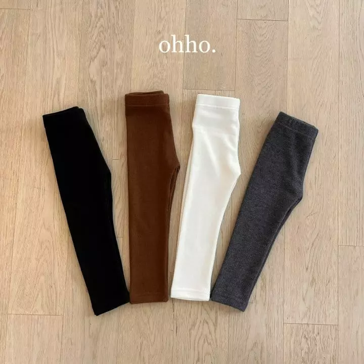 Ohho - Korean Children Fashion - #fashionkids - Warm Heat Tech Leggings - 2