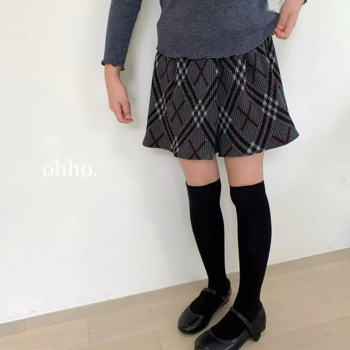 Ohho - Korean Children Fashion - #kidsshorts - Vivi Pleats Skirt Pants - 8