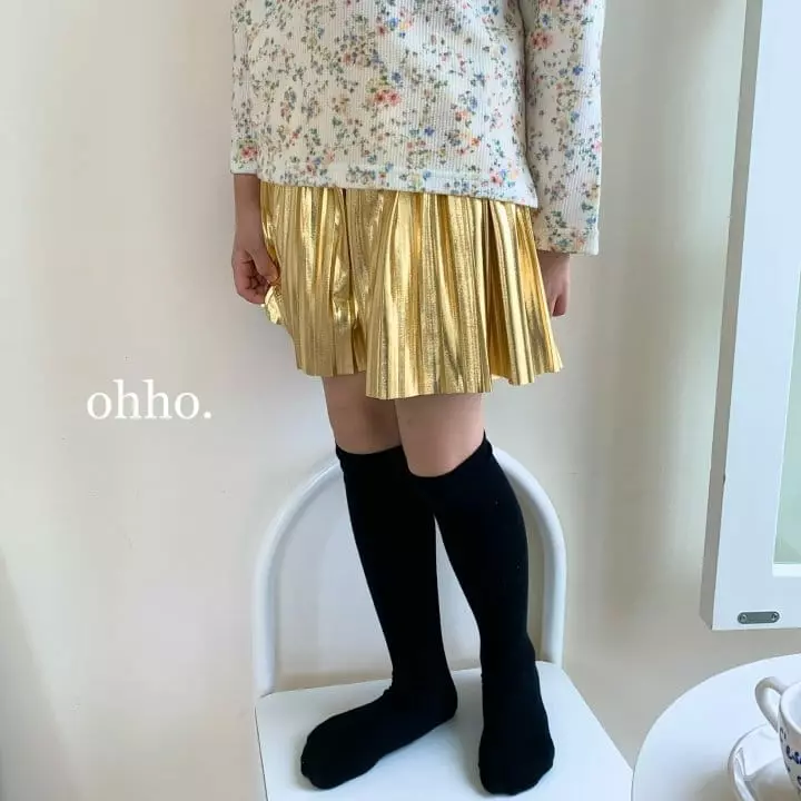 Ohho - Korean Children Fashion - #kidsstore - Ppeang Skirt Pants - 2