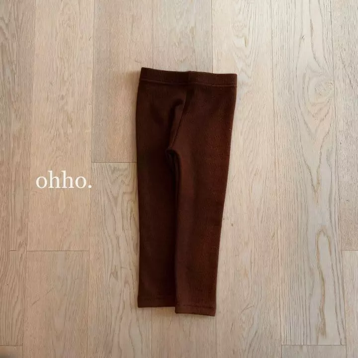 Ohho - Korean Children Fashion - #kidzfashiontrend - Warm Heat Tech Leggings - 5
