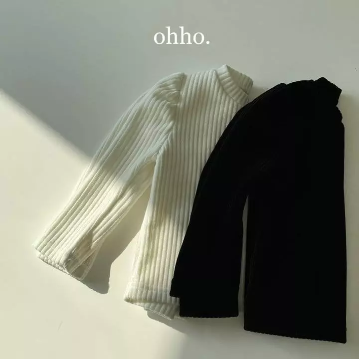 Ohho - Korean Children Fashion - #littlefashionista - Veloure Puff Tee - 10