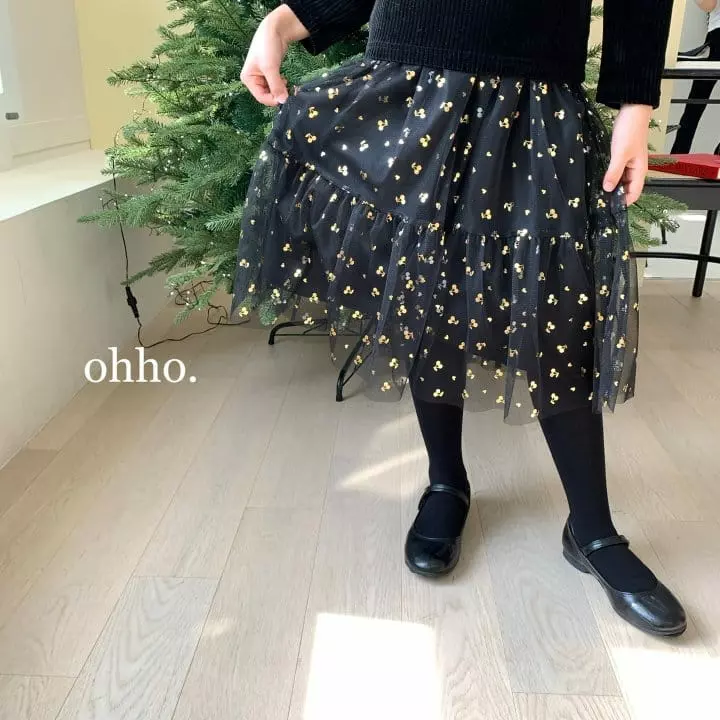Ohho - Korean Children Fashion - #littlefashionista - Cherry Tutu Skirt - 9