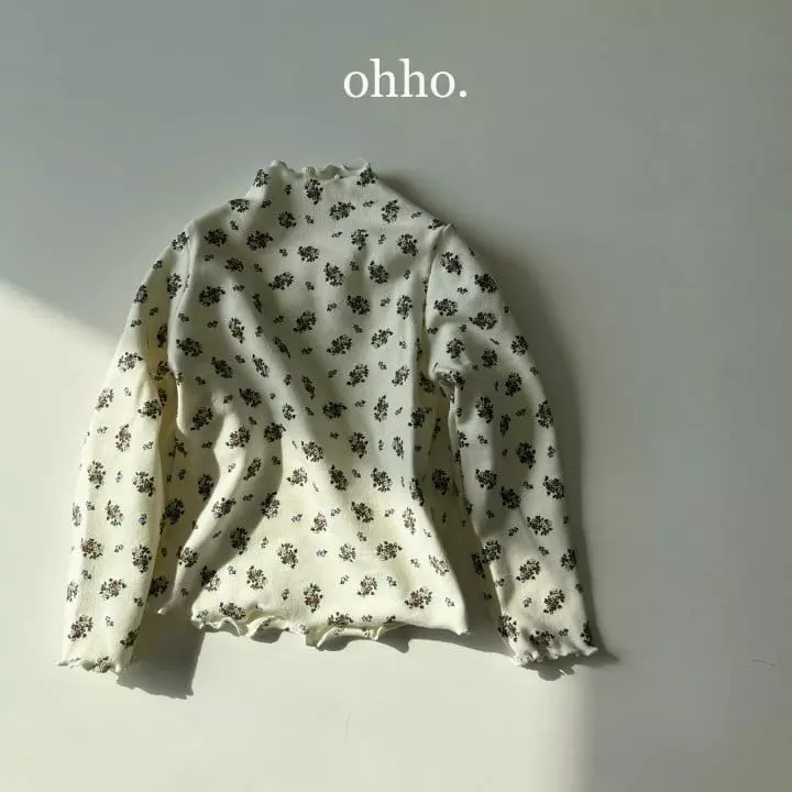 Ohho - Korean Children Fashion - #magicofchildhood - River Half Turtleneck Tee