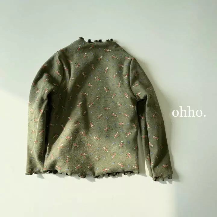 Ohho - Korean Children Fashion - #prettylittlegirls - River Half Turtleneck Tee - 3