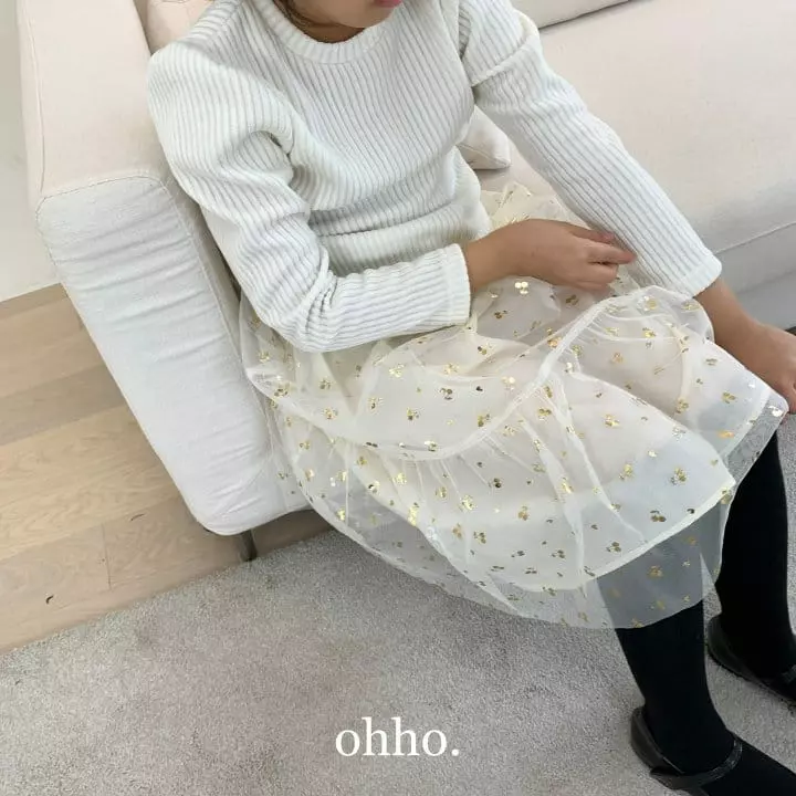 Ohho - Korean Children Fashion - #prettylittlegirls - Cherry Tutu Skirt - 12
