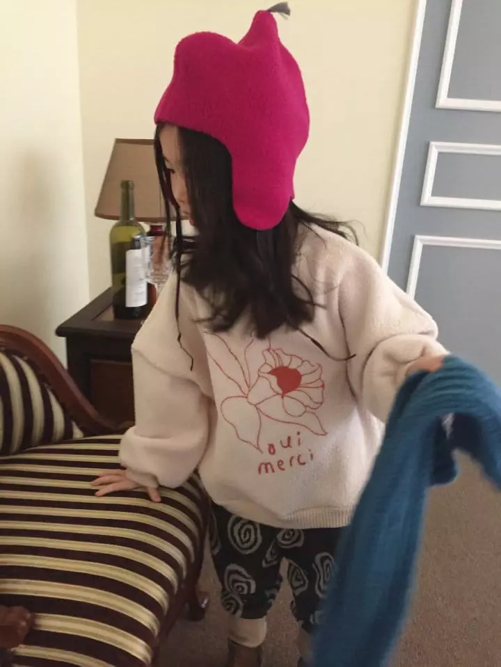 Ojodepapa - Korean Children Fashion - #discoveringself - Flower Merci Tee - 8