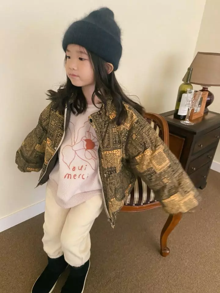 Ojodepapa - Korean Children Fashion - #prettylittlegirls - Flower Merci Tee