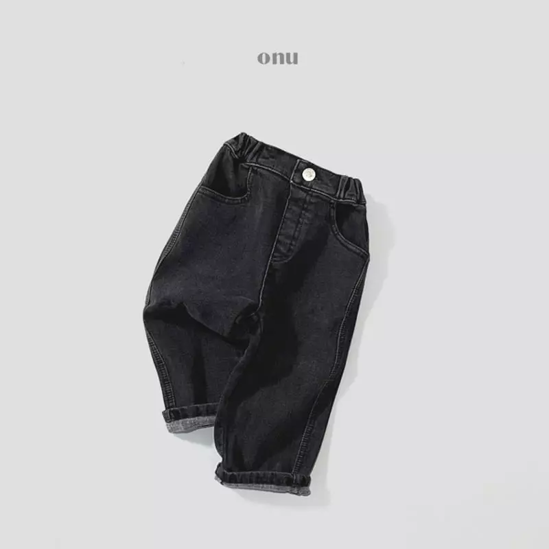 Onu - Korean Children Fashion - #fashionkids - Two Stripes Jeans - 7