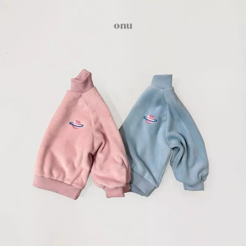 Onu - Korean Children Fashion - #fashionkids - Planet Half Turtleneck Sweatshirt
