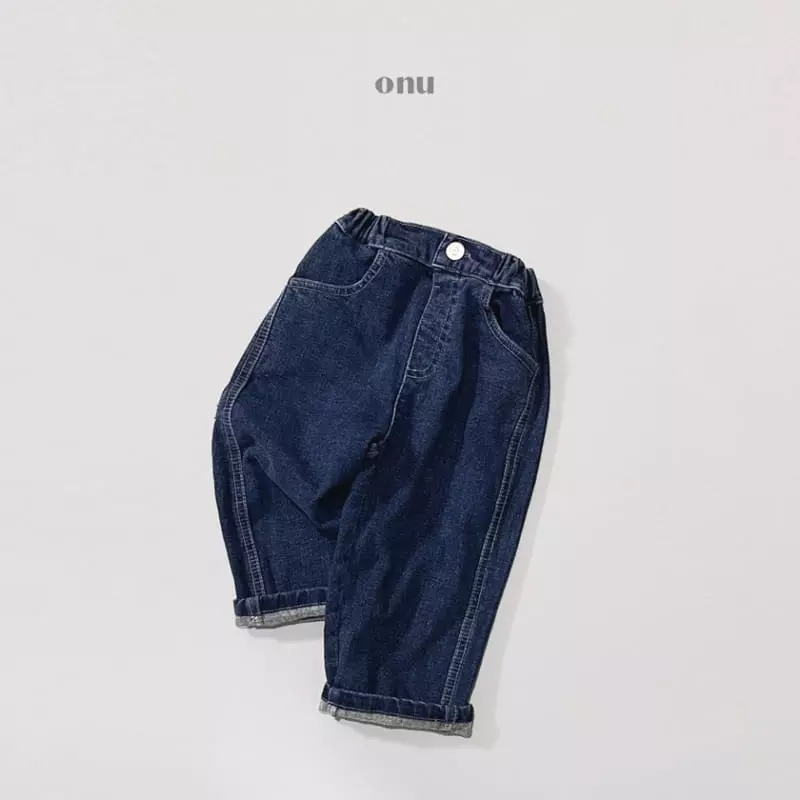 Onu - Korean Children Fashion - #kidsshorts - Two Stripes Jeans - 8