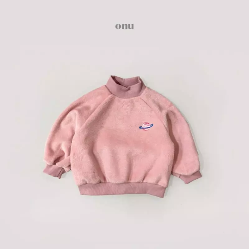 Onu - Korean Children Fashion - #kidsshorts - Planet Half Turtleneck Sweatshirt - 2