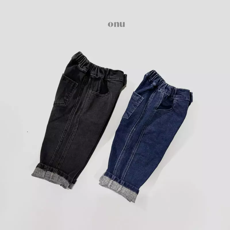 Onu - Korean Children Fashion - #kidsstore - Two Stripes Jeans - 9