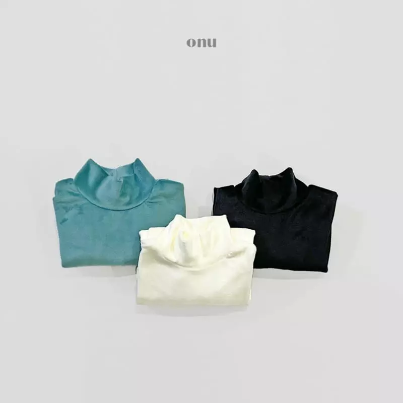 Onu - Korean Children Fashion - #littlefashionista - Lavel Turtleneck Tee - 5