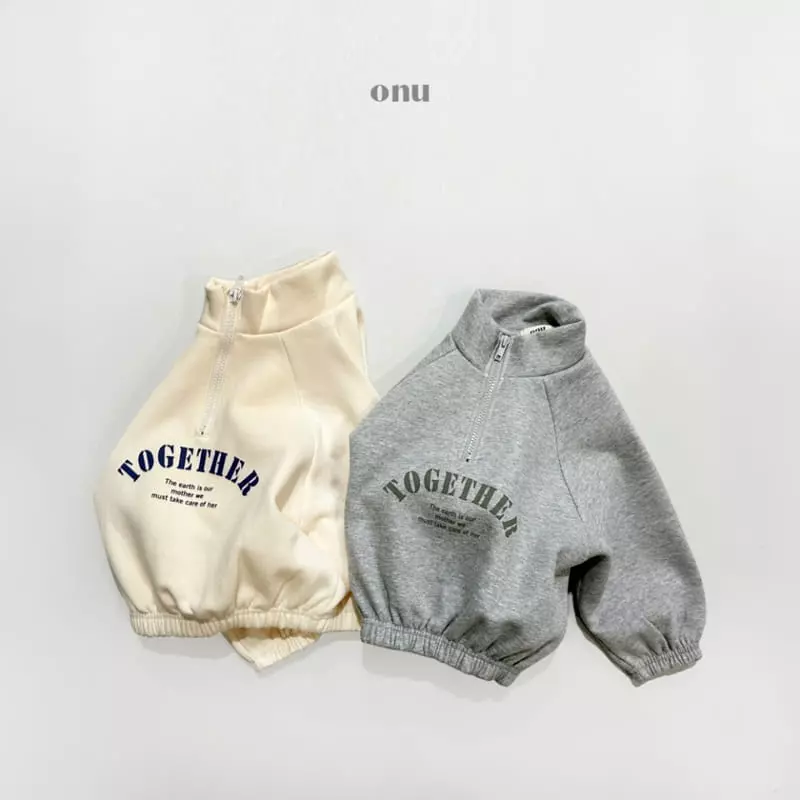 Onu - Korean Children Fashion - #littlefashionista - Together Zip-up - 3