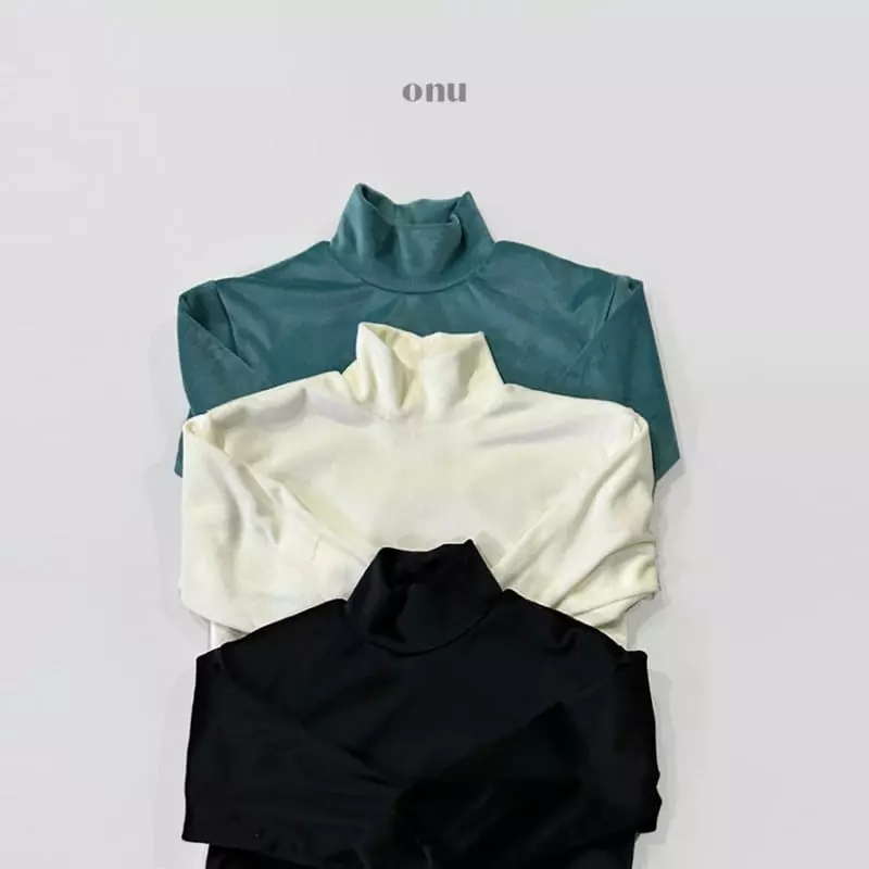 Onu - Korean Children Fashion - #magicofchildhood - Lavel Turtleneck Tee - 6