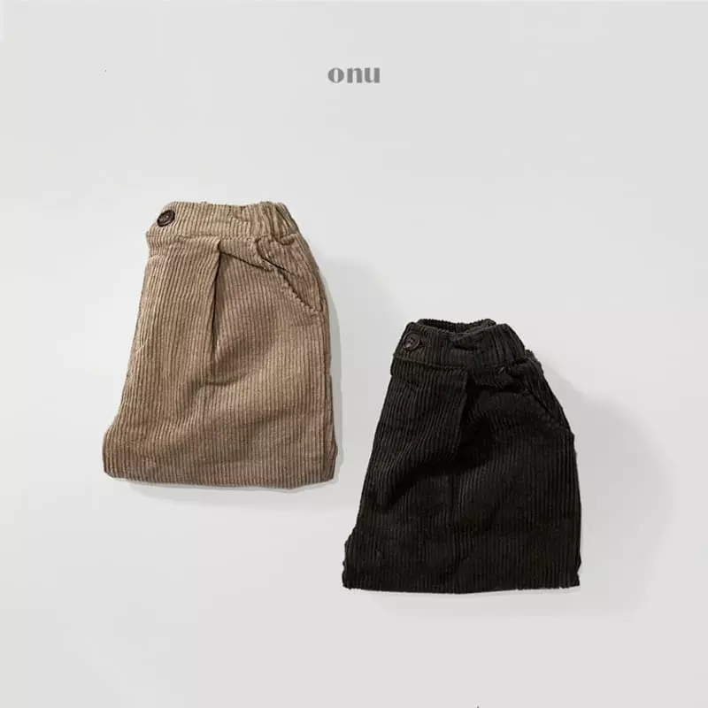 Onu - Korean Children Fashion - #magicofchildhood - Fleece Pintuck Pants - 2