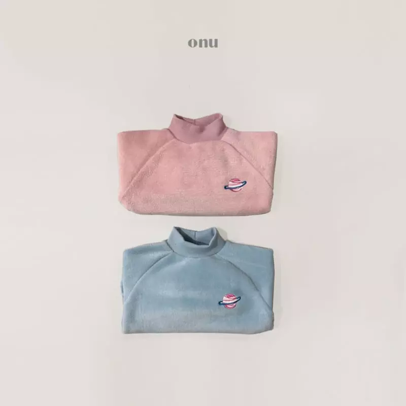 Onu - Korean Children Fashion - #minifashionista - Planet Half Turtleneck Sweatshirt - 8