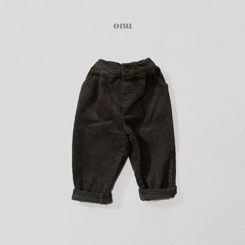 Onu - Korean Children Fashion - #minifashionista - Fleece Pintuck Pants - 3