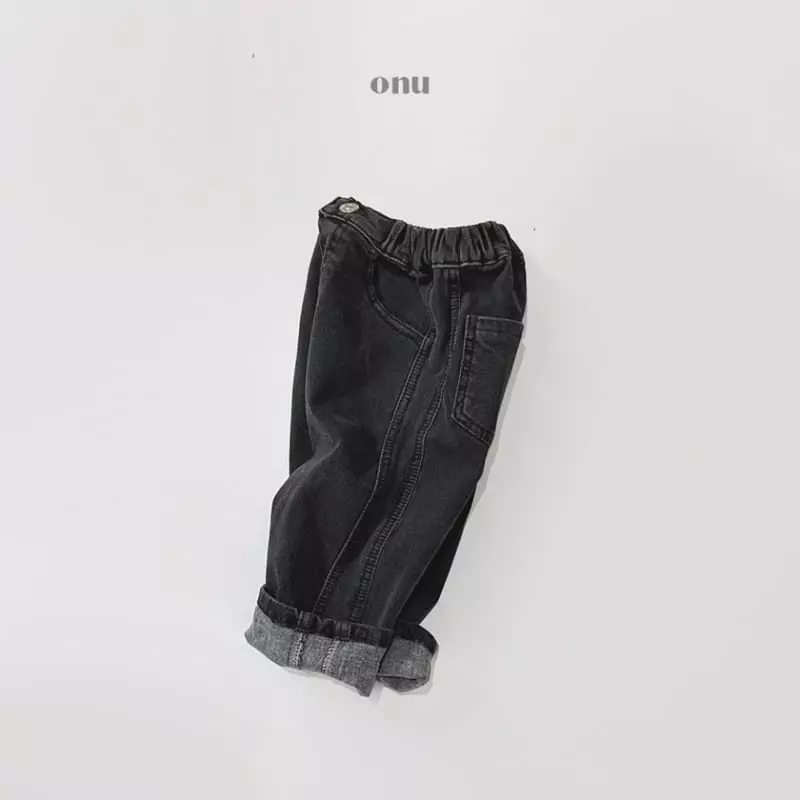 Onu - Korean Children Fashion - #stylishchildhood - Two Stripes Jeans - 2