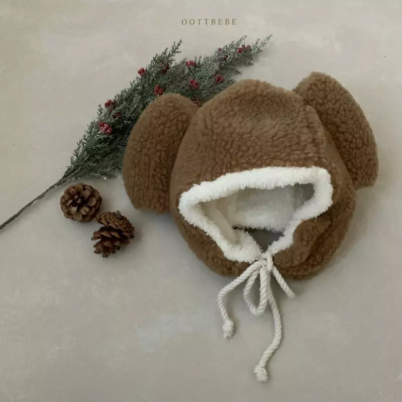 Oott Bebe - Korean Baby Fashion - #babyboutiqueclothing - Bear Hat with Mom - 5