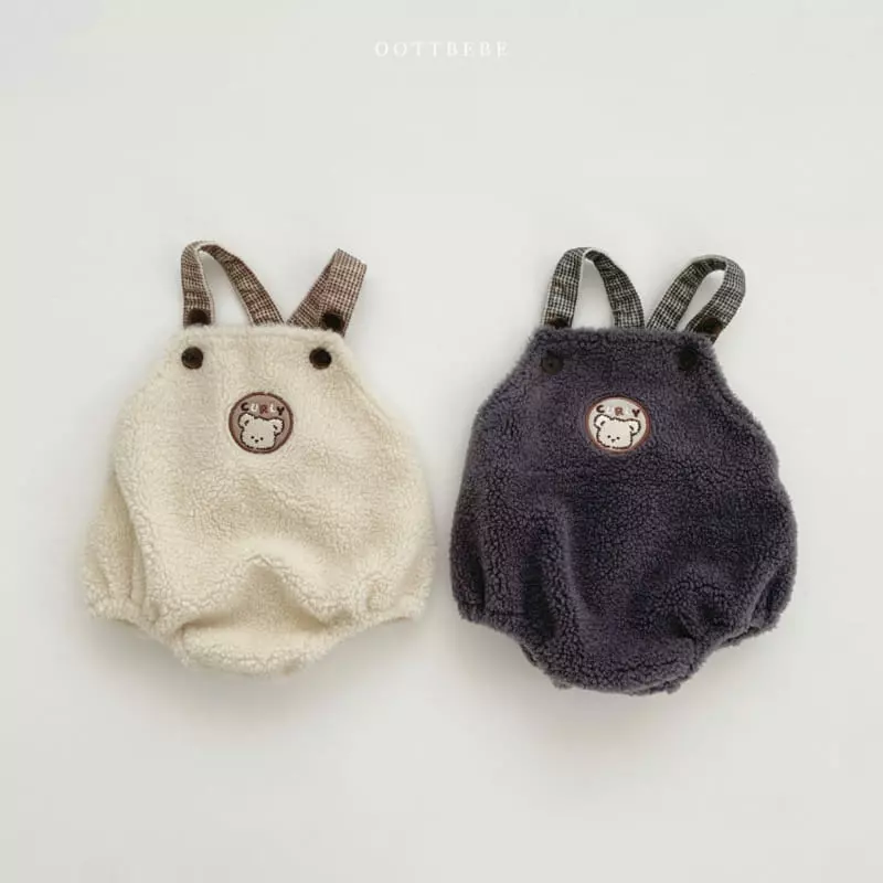 Oott Bebe - Korean Baby Fashion - #babyfashion - Bbogle Poodle Dungarees