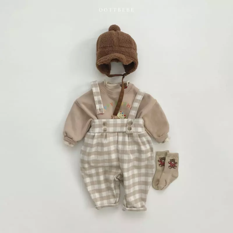 Oott Bebe - Korean Baby Fashion - #babyfashion - High Overalls - 3