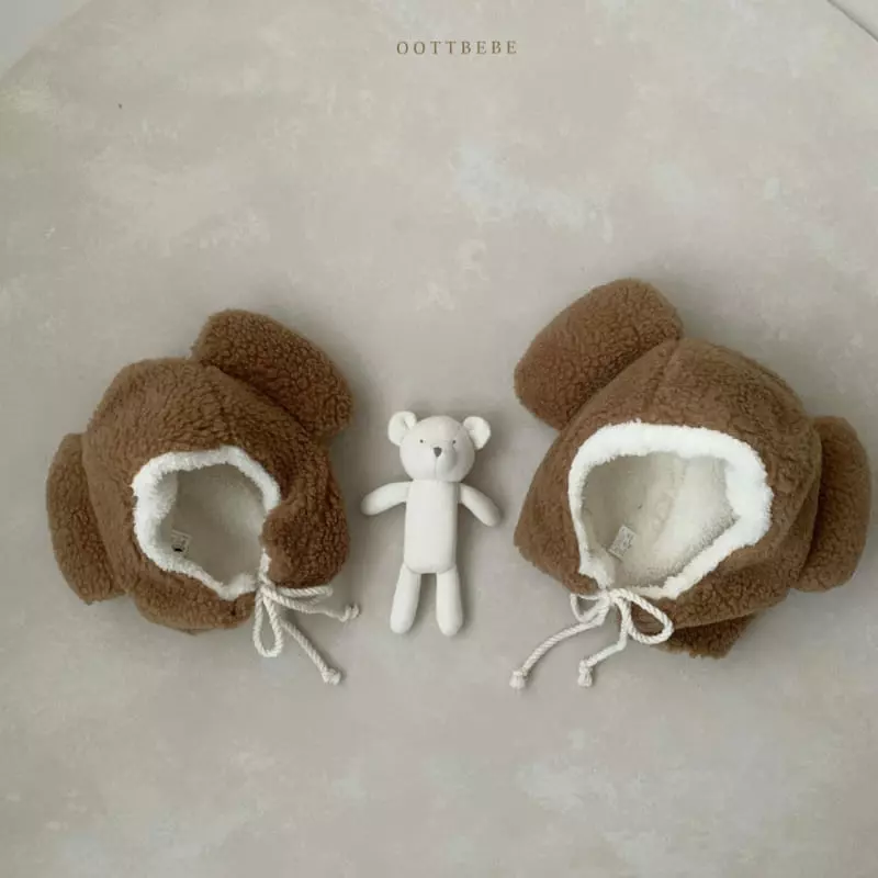 Oott Bebe - Korean Baby Fashion - #babygirlfashion - Bear Hat with Mom - 9
