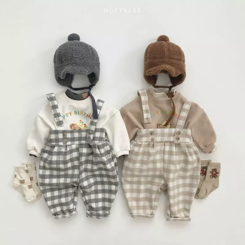 Oott Bebe - Korean Baby Fashion - #babygirlfashion - High Overalls - 5
