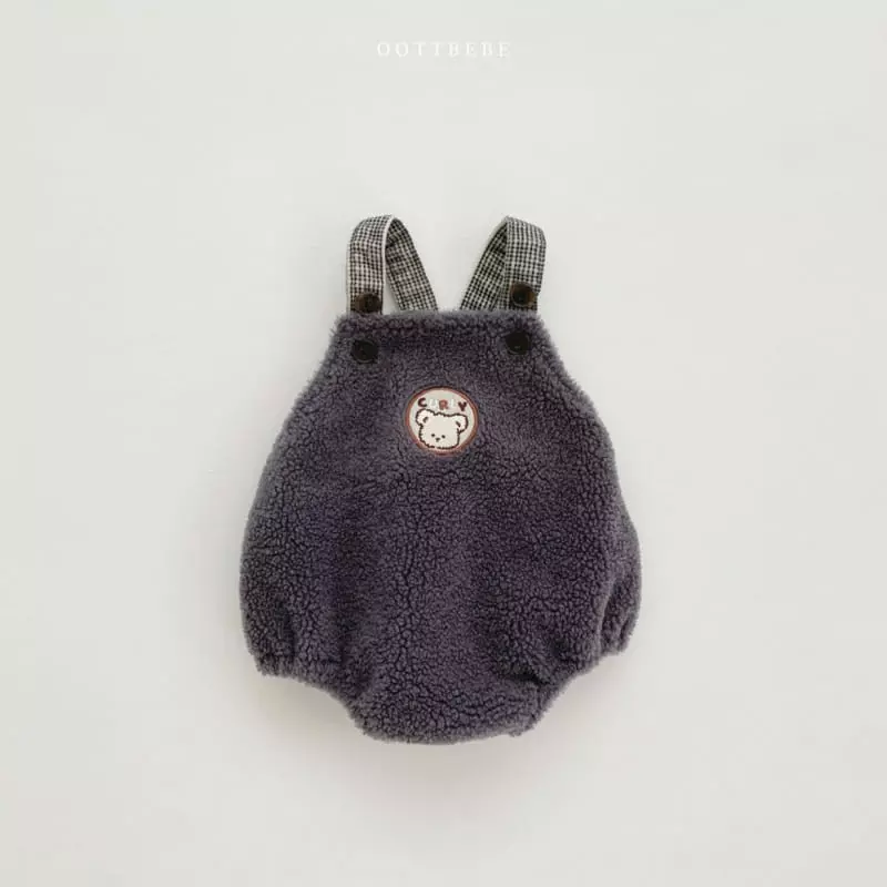 Oott Bebe - Korean Baby Fashion - #babyootd - Bbogle Poodle Dungarees - 6