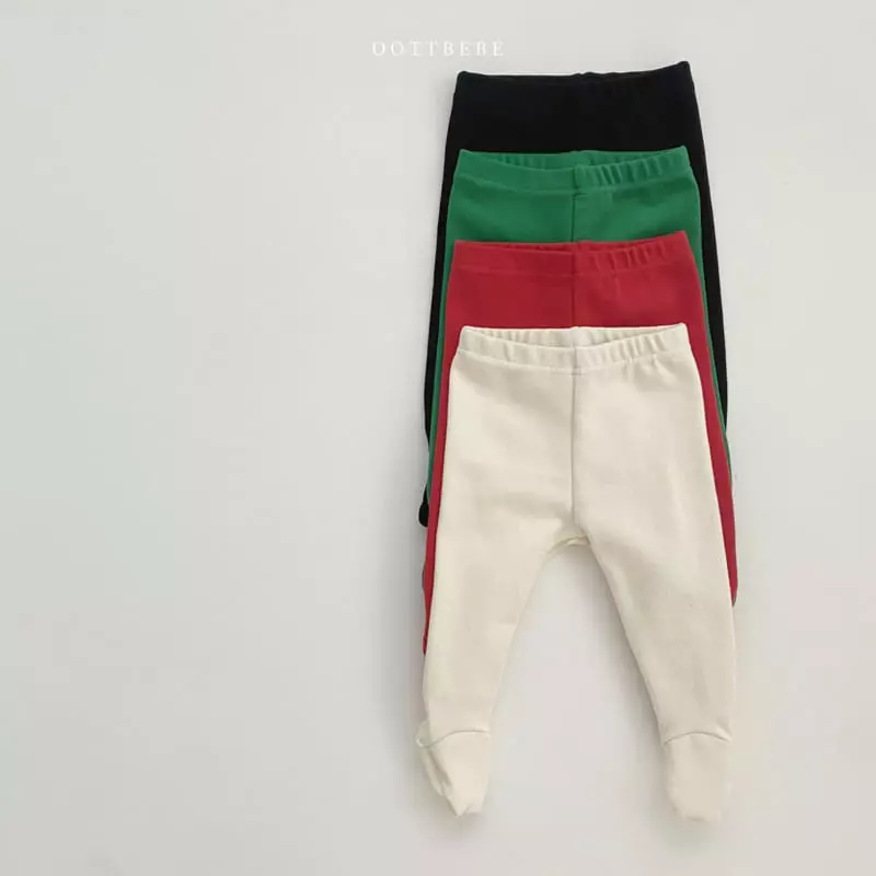 Oott Bebe - Korean Baby Fashion - #babyootd - Baby Foot Leggings - 11