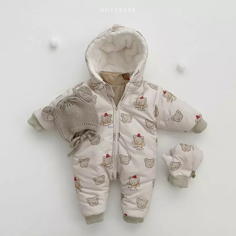 Oott Bebe - Korean Baby Fashion - #babyootd - Snoe Bodysuit - 2