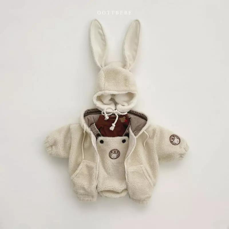 Oott Bebe - Korean Baby Fashion - #babyoutfit - Bbogle Poodle Dungarees - 8