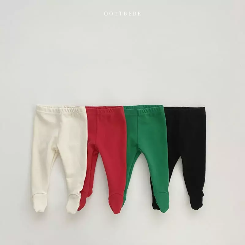 Oott Bebe - Korean Baby Fashion - #babyoutfit - Baby Foot Leggings - 12