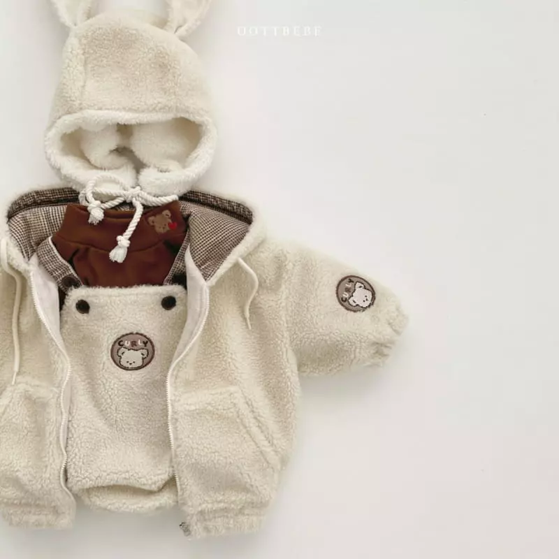 Oott Bebe - Korean Baby Fashion - #onlinebabyboutique - Bbogle Poodle Dungarees - 10