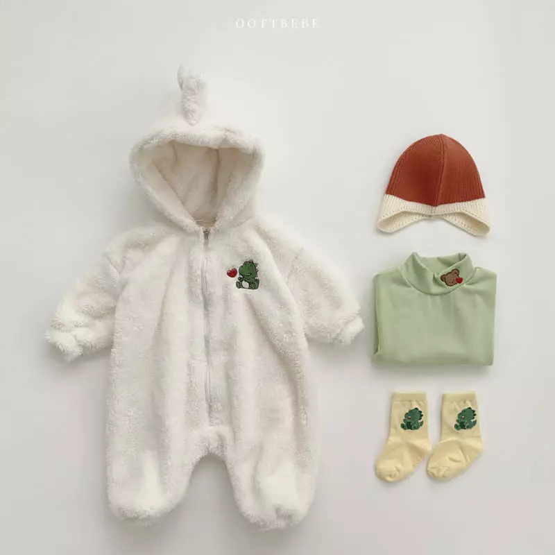Oott Bebe - Korean Baby Fashion - #onlinebabyboutique - Bbo Dumble Bodysuit - 5