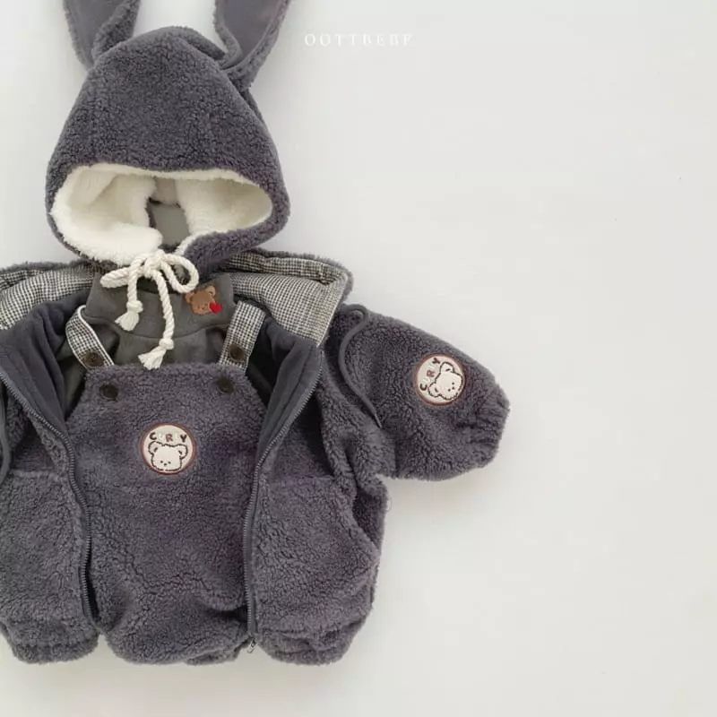 Oott Bebe - Korean Baby Fashion - #onlinebabyshop - Bbogle Poodle Dungarees - 11