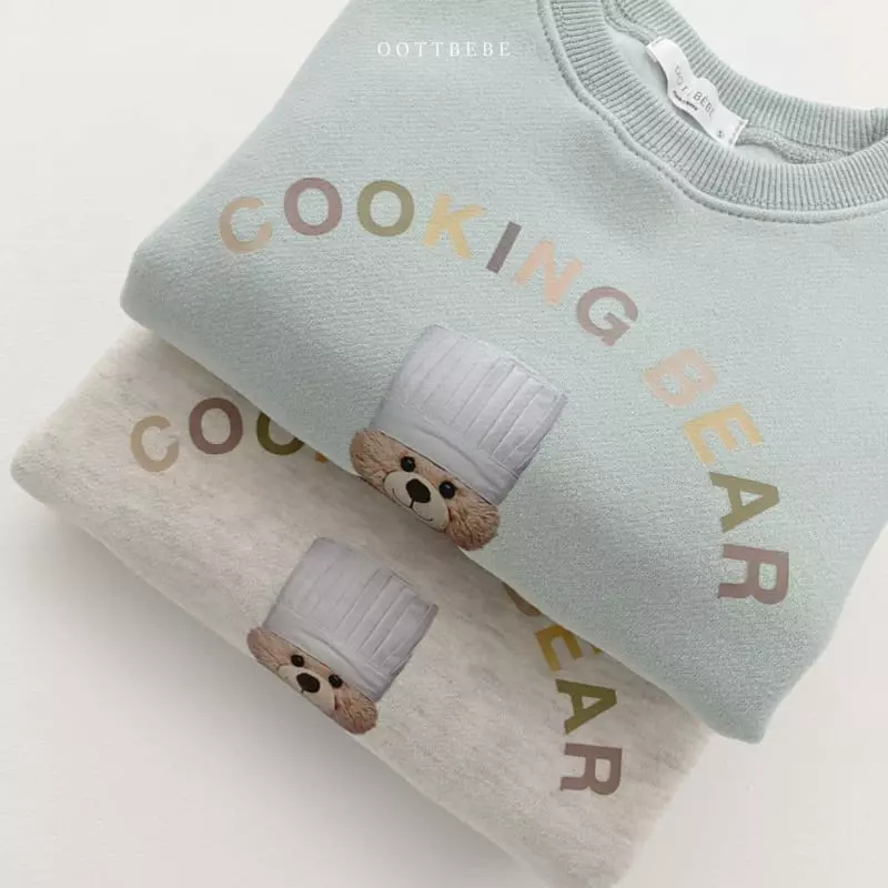 Oott Bebe - Korean Baby Fashion - #onlinebabyshop - Cooking Bear Bodysuit - 8