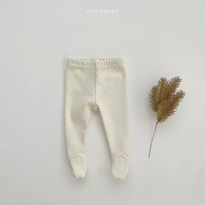 Oott Bebe - Korean Baby Fashion - #onlinebabyshop - Baby Foot Leggings