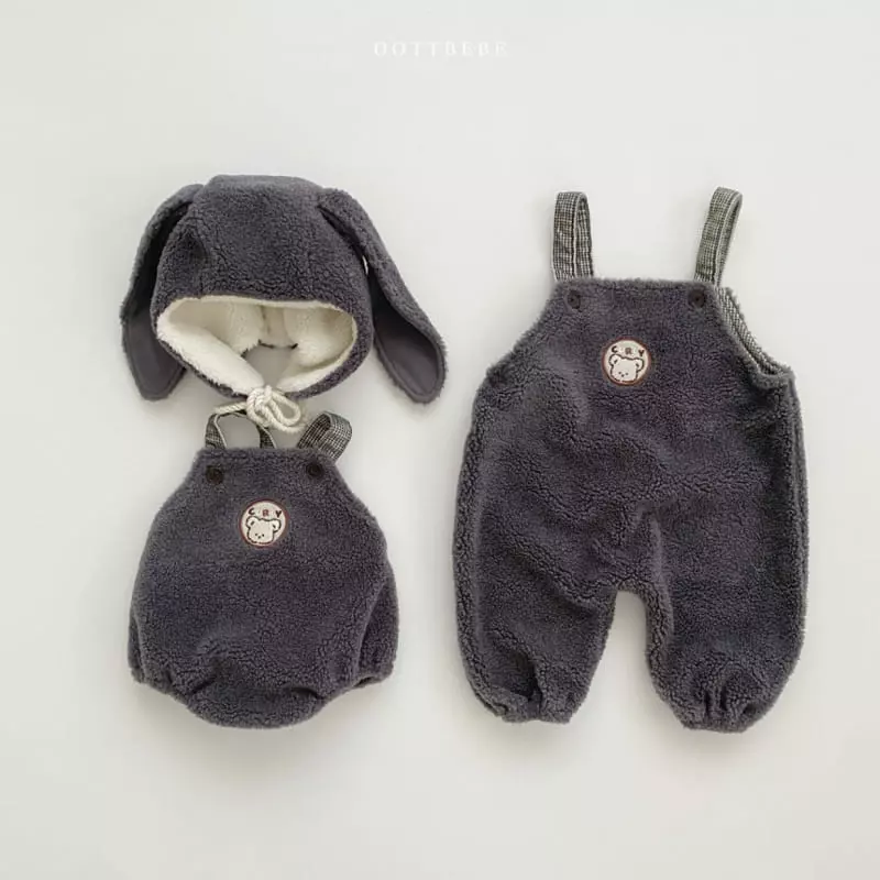 Oott Bebe - Korean Children Fashion - #Kfashion4kids - Bbogle Poodle Overalls - 8